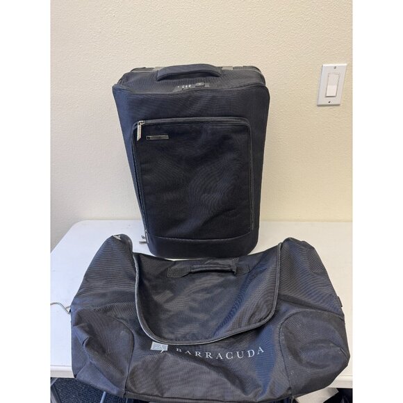 Barracuda Silver Gray 22" Collapsible Wheeled Carry-On Luggage